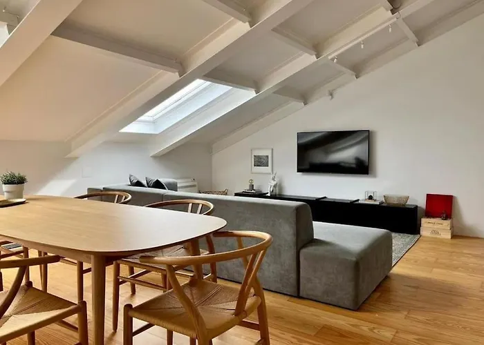 公寓 Liberdade Stylish Attic With Ac And View *