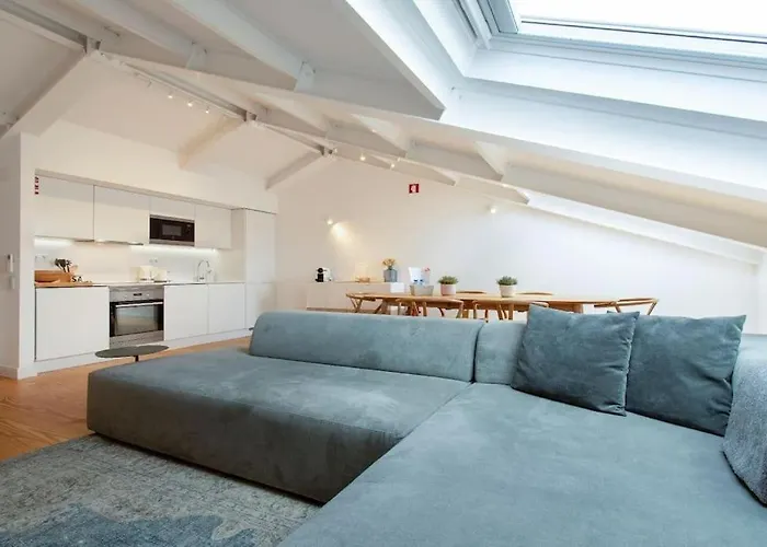 Liberdade Stylish Attic With Ac And View *